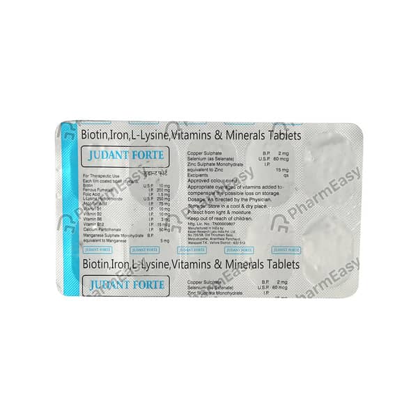 Judant Forte Strip Of 10 Tablets