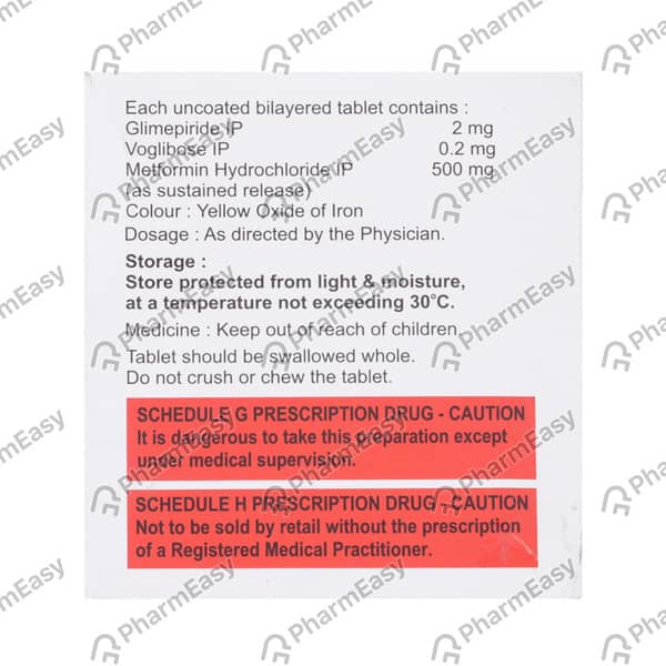 Metffil Vg 2 Strip Of 10 Tablets