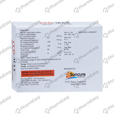 Ccd Max Strip Of 10 Tablets