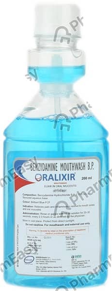 Oralixir Bottle Of 200ml Mouth Wash