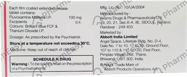 Uvox Cr 100mg Strip Of 10 Tablets