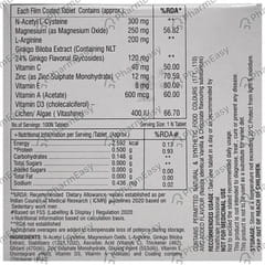 COGNIVEL D STRIP OF 10 TABLETS