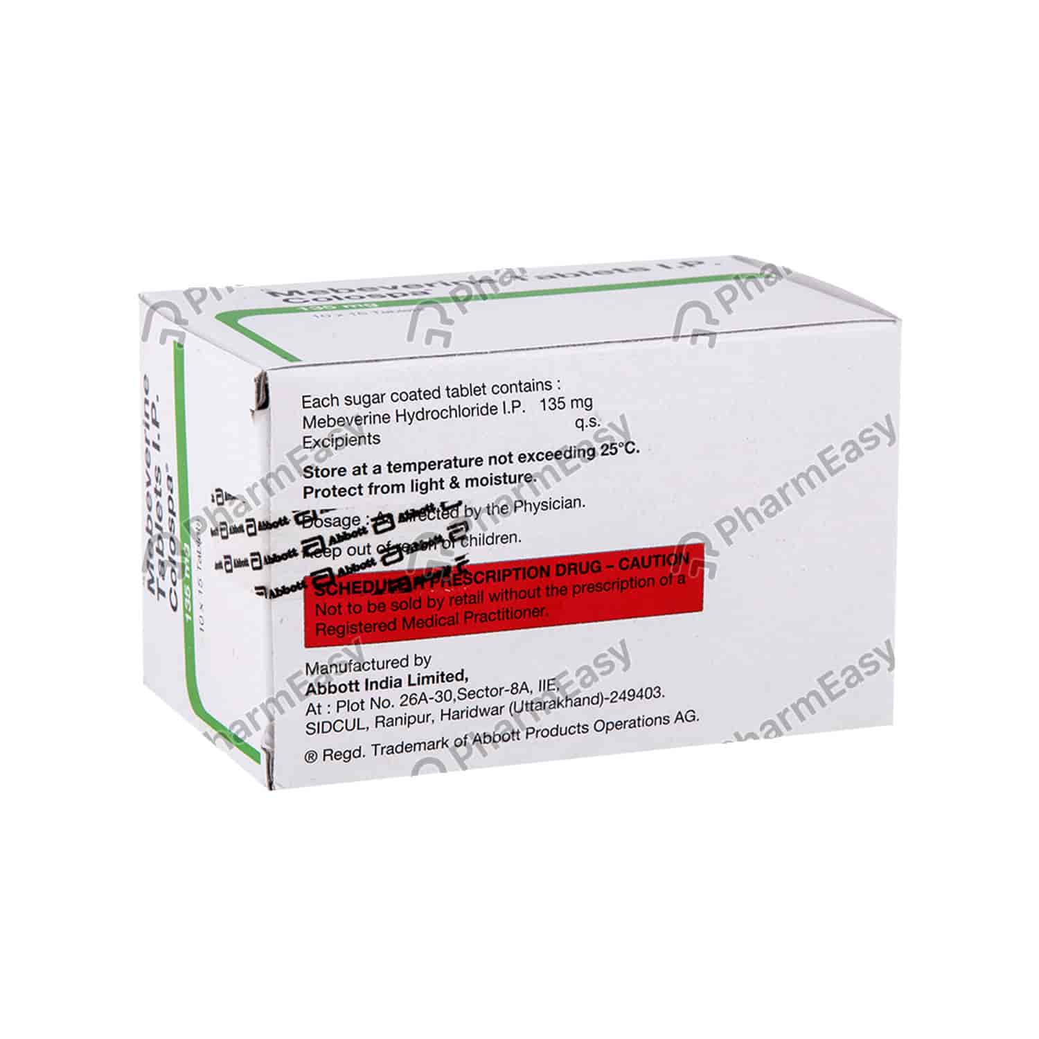 Buy Colospa 135mg Tab 15'S Online at Flat 18% OFF* | PharmEasy
