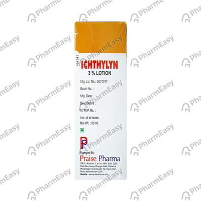Ichthylyn 3% Bottle Of 50ml Lotion