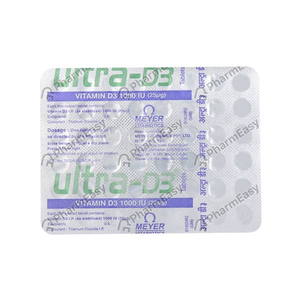 Ultra D3 1000iu Tablets 48'S