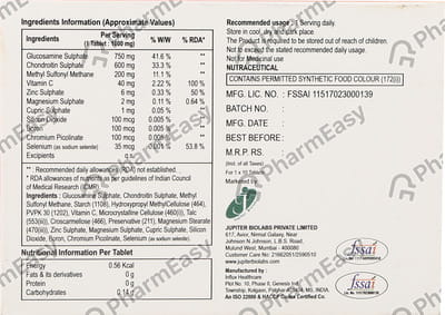 Joinfast Gm Strip Of 10 Tablets