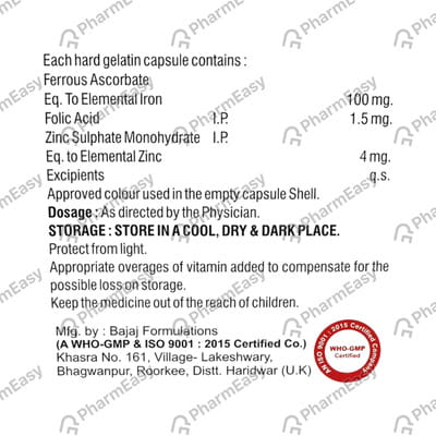 Carbofol Plus Strip Of 10 Capsules