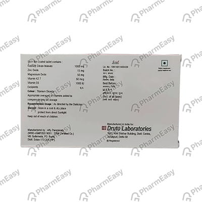 Calzito K2 Strip Of 10 Tablets