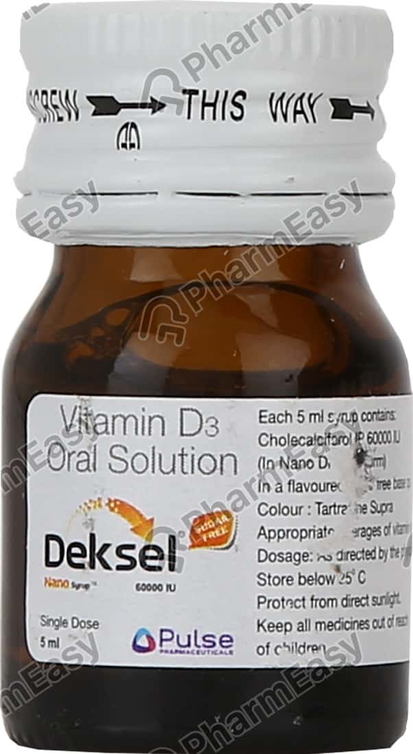 Deksel Nano 60k Sugar Free Bottle Of 5ml Syrup