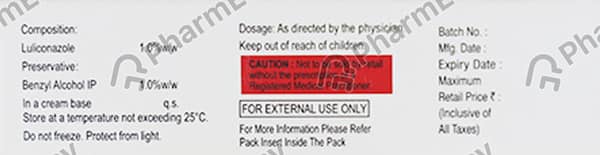 Zyluli 1% Tube Of 10gm Cream