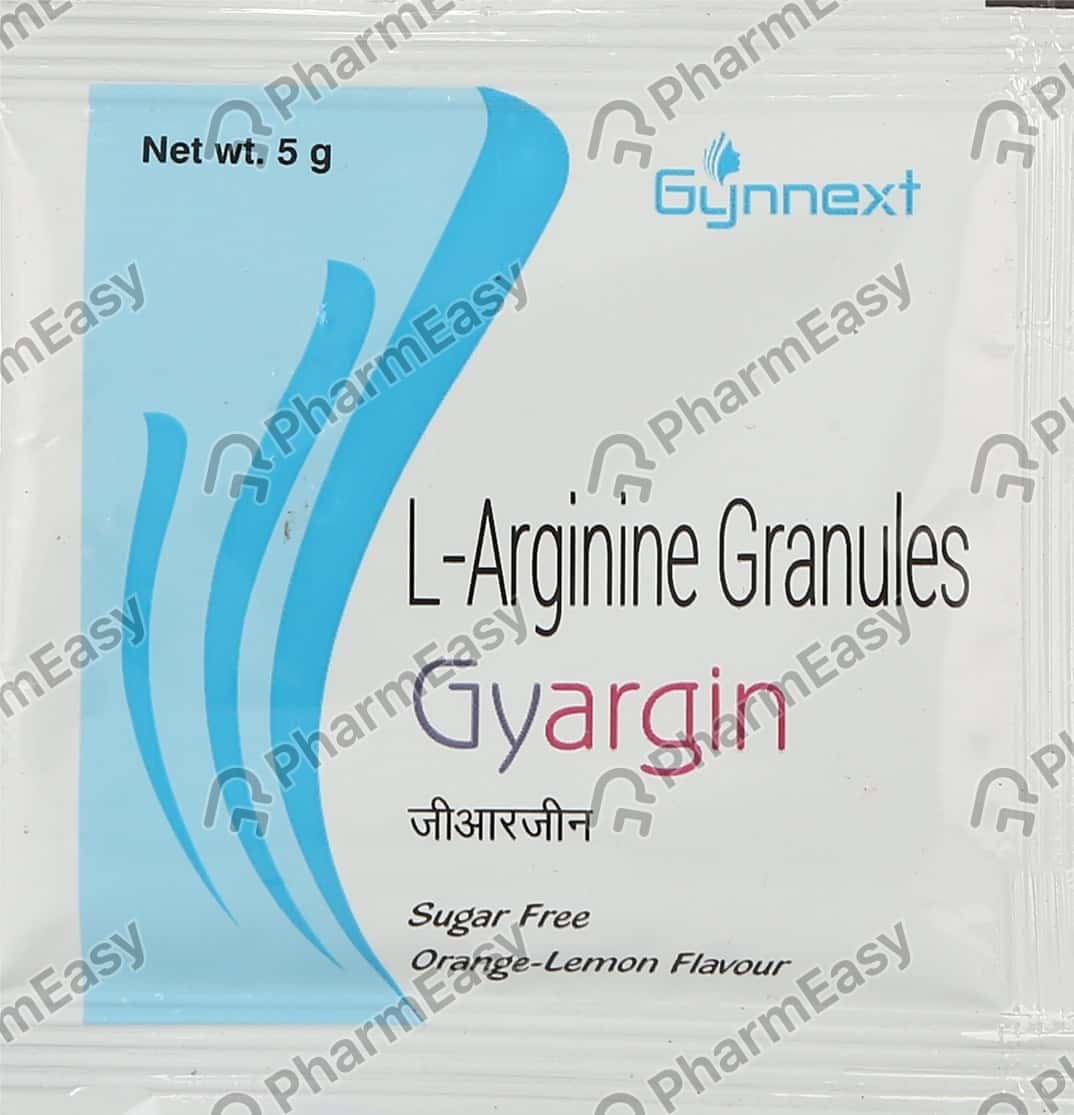 Gyargin Orange Lemon Flavour Sugar Free Sachet Of 5gm Granules