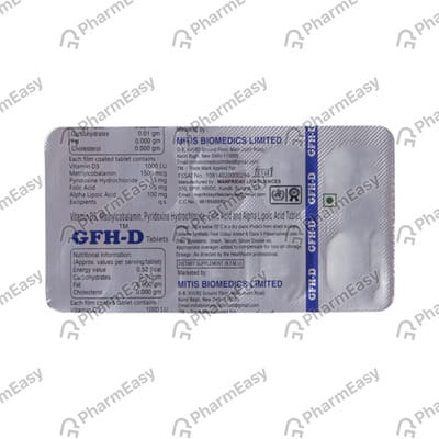 Gfh D Strip Of 10 Tablets