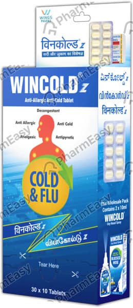 Wincold Z Strip Of 10 Tablets
