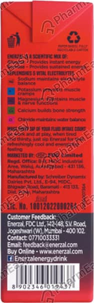 Enerzal Apple Flavour Tetrapack Of 200Ml Liquid