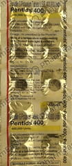 PENTIDS 400 STRIP OF 10 TABLETS