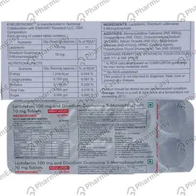 Neuronomic Strip Of 10 Tablets
