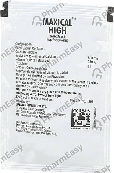 Maxical High Mango Flavour Sachet 7.25gm