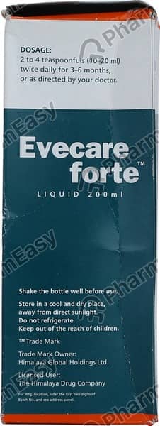 Himalaya Evecare Forte | Bottle 200 Ml Oral Liquid