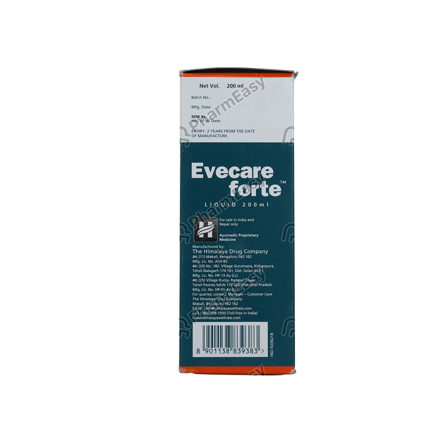 Buy Evecare Forte Oral Liquid (200) Online at Flat 18 OFF* PharmEasy