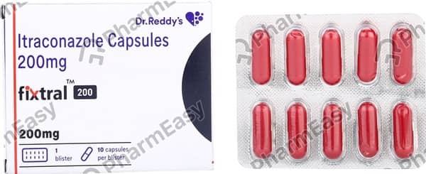 Fixtral 200mg Strip Of 10 Capsules