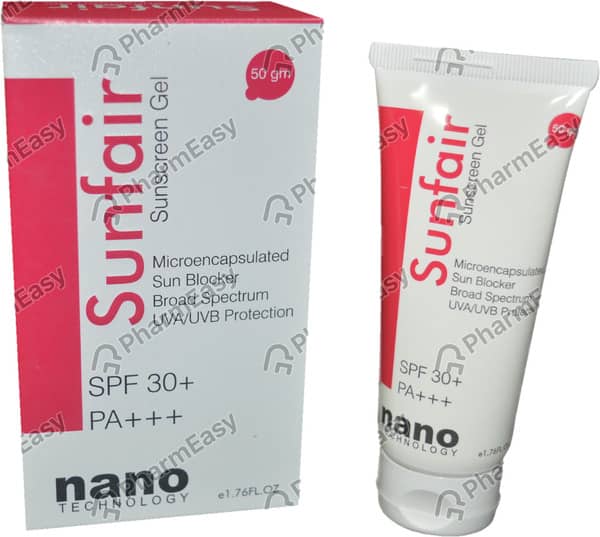 Sunfair Spf 30 Plus Sunscreen Gel 50Gm