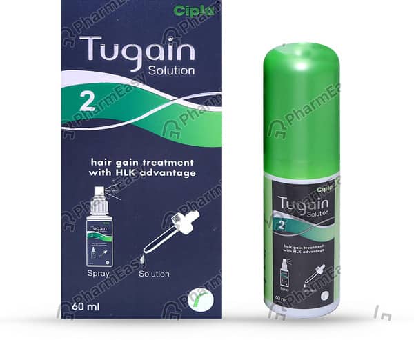 Tugain 2% Minoxidil Bottle Of 60Ml Solution