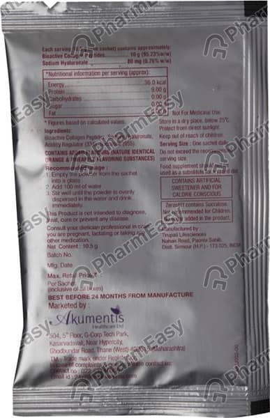 Zerostiff Orange Pineapple Sachet Of 10.5gm Oral Powder
