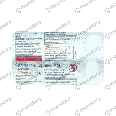 Finetret 20mg Strip Of 10 Capsules