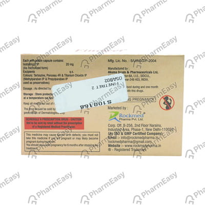 Finetret 20mg Strip Of 10 Capsules