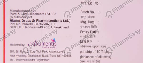 Rosycap F 20Mg Strip Of 10 Tablets