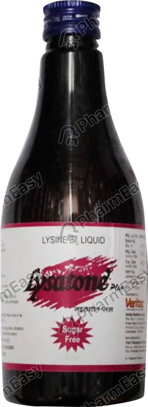 Lysatone Plus Sugar Free Bottle Of 300ml Oral Liquid