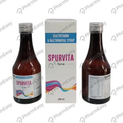 Sparvita Bottle Of 200ml Syrup