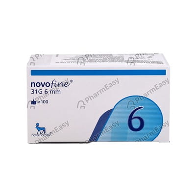 Novofine 31g 0.25 X 6mm Box Of 100 Needles