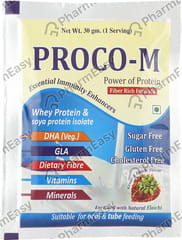 PROCO M KESAR AND ELAICHI SUGAR FREE SACHET OF 30GM ORAL POWDER