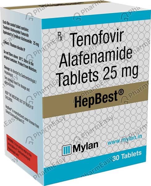 हेप्बेस्ट 25एमजी की बोतल 30 टैबलेट्स