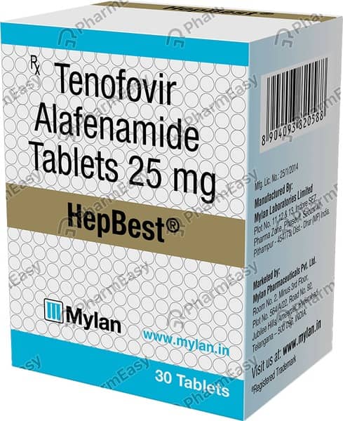 हेप्बेस्ट 25एमजी की बोतल 30 टैबलेट्स