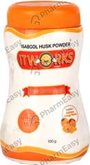 Itworks Isapgol Orange Flavour Sugar Free Jar Of 100gm Oral Powder
