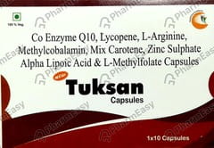NEW TUKSAN STRIP OF 10 CAPSULES