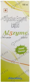 Al5zyme Saunf Flavour Bottle Of 100ml Liquid