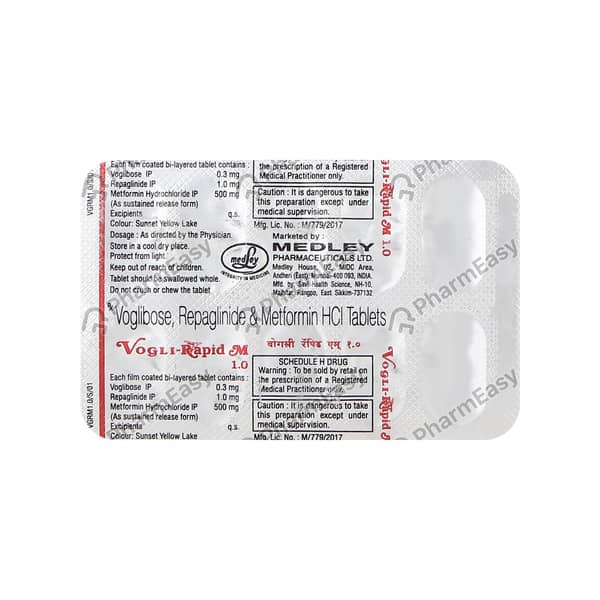 Vogli Rapid M 1.0mg Strip Of 10 Tablets