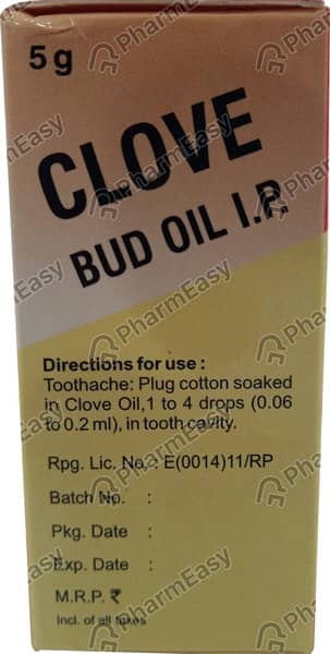 Clove Bud Bottle Of 5Gm Oil