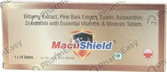 MACUSHIELD STRIP OF 10 TABLETS