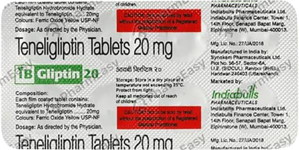 Ibgliptin 20mg Strip Of 10 Tablets