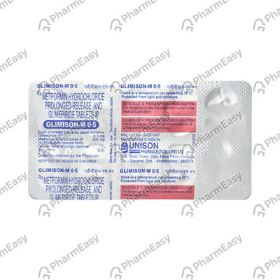 Glimison M 0.5mg Strip Of 10 Tablets