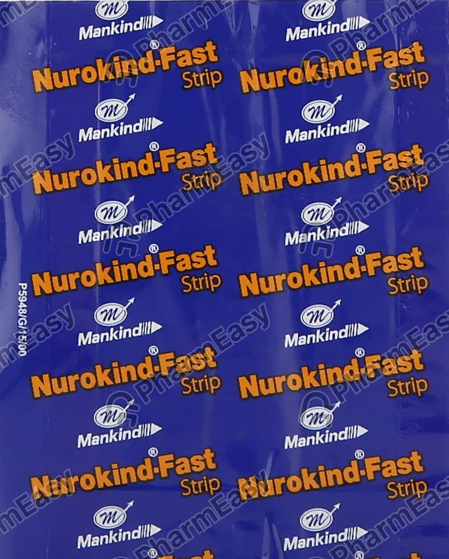 Nurokind Fast Sugar Free Strip Of 1 Orally Disintegrating Strip