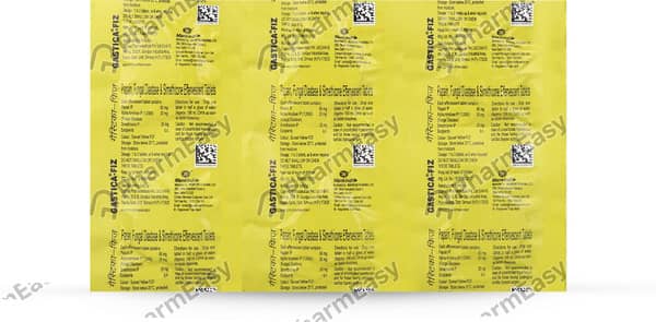 Gastica Fiz Orange Flavour Sugar Free Strip Of 6 Tablets