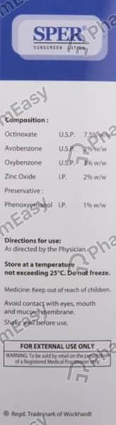 Sper Sunscreen Spf 40 Lotion 100Ml