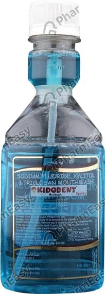 Kidodent Bubble Fruit Flavour Bottle Of 150Ml Mouthwash