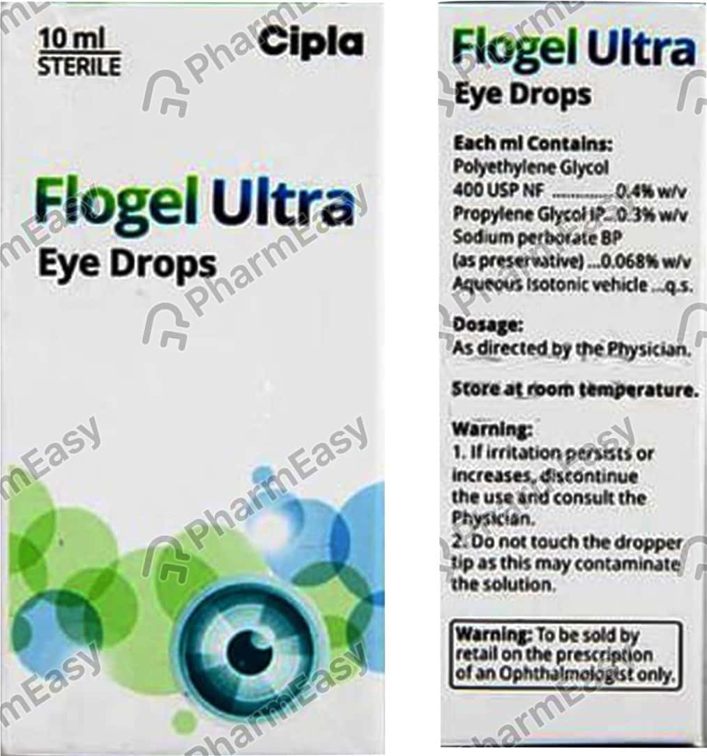 Flogel Ultra Bottle Of 10ml Eye Drops