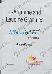 Mbryo Safe Orange Flavour Sachet Of 7gm Granules